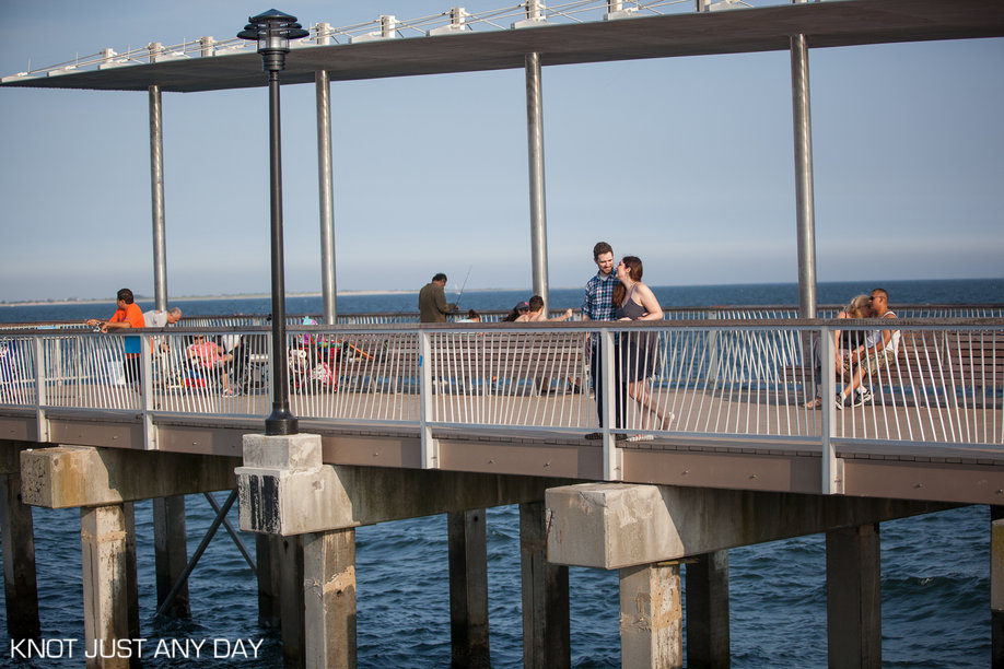 Knot Just Any Day | Engagement Photography | Coney Island | Brooklyn, NY | Engagement Photo | wonder wheel | Ferris Wheel | arcade | classic coney island | engagement photo idea | inspiration engagement photo 