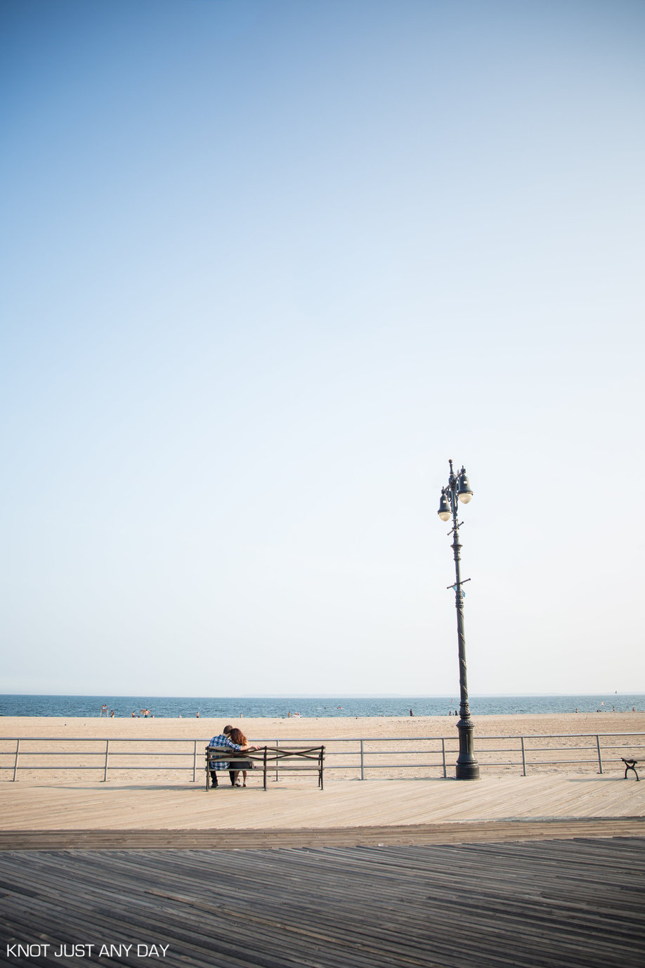 Knot Just Any Day | Engagement Photography | Coney Island | Brooklyn, NY | Engagement Photo | wonder wheel | Ferris Wheel | arcade | classic coney island | engagement photo idea | inspiration engagement photo 