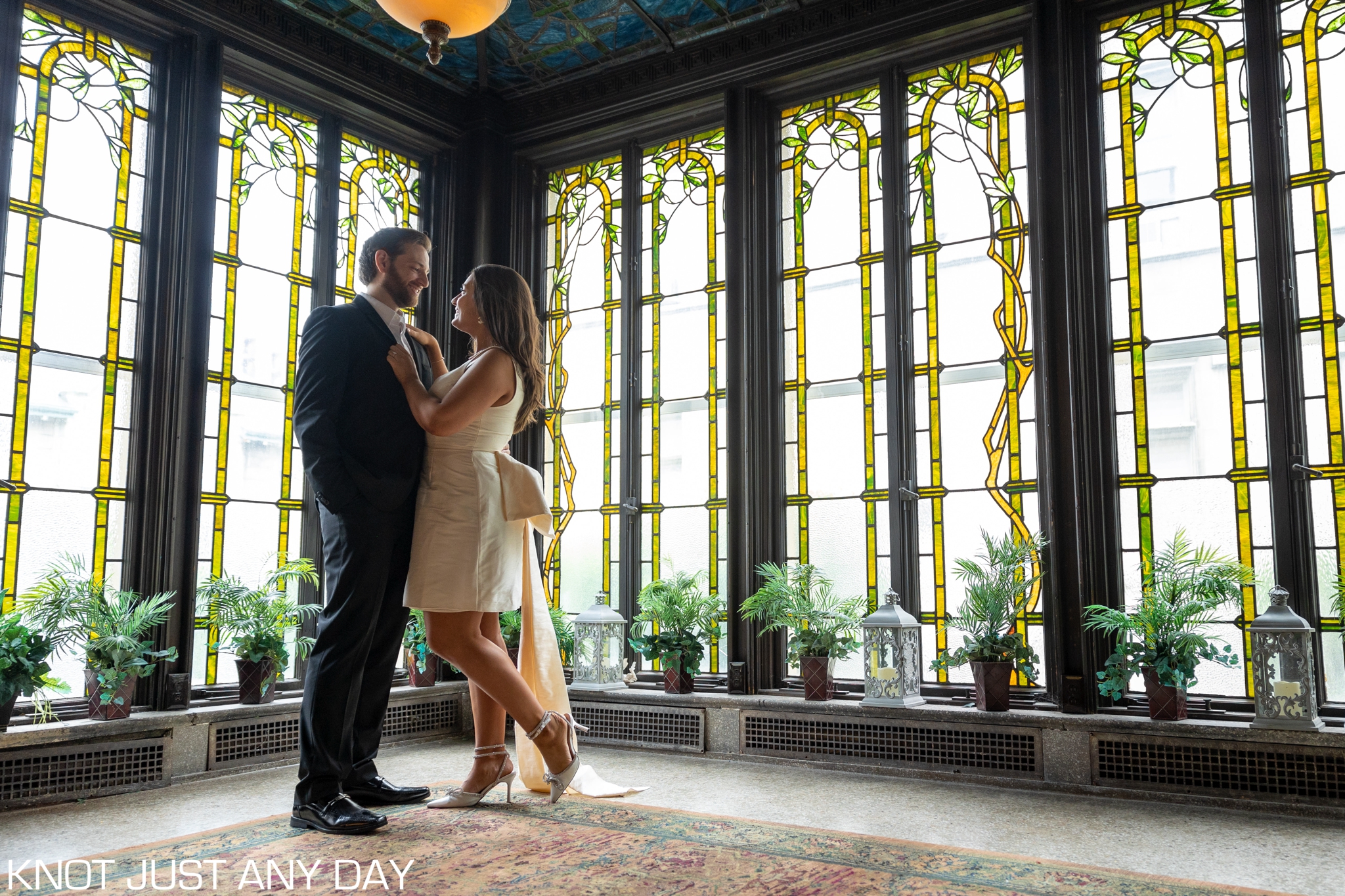 Wilkes-Barre, PA Engagement Photography Session At Mary Stegmaier Mansion 