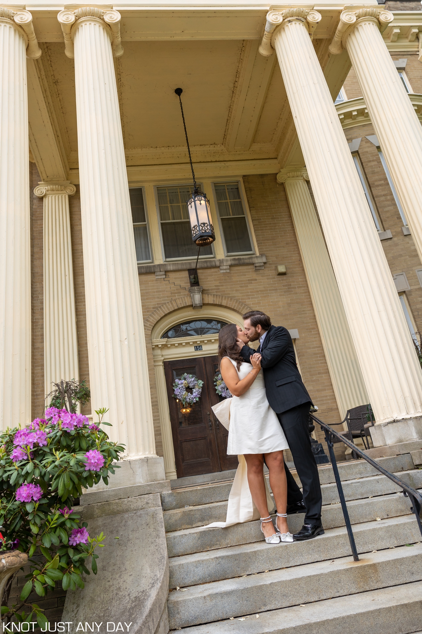 Wilkes-Barre, PA Engagement Photography Session At Mary Stegmaier Mansion 