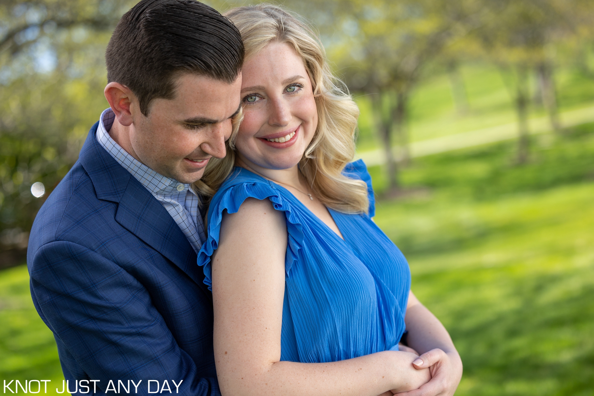 Spring Engagement Photography Session at Huntsville Golf Club in Dallas, PA 

